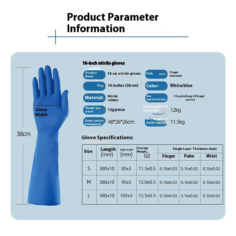 Nitrile Gants Atelier de purification de niveau mille jetable