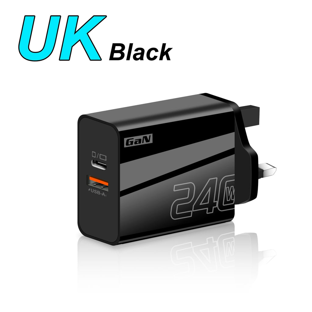 Adaptateur de recharge rapide multiports 240W pour smartphones