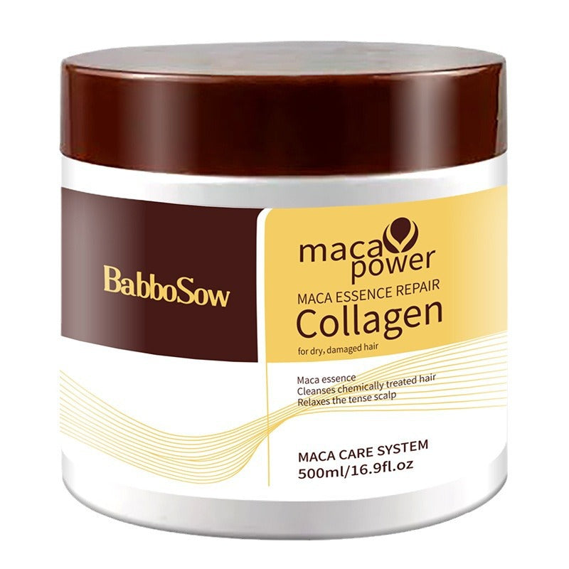Masque capillaire collagène hydratant Crème de Nourriture Douce Nettoyage profond Soins capillaires