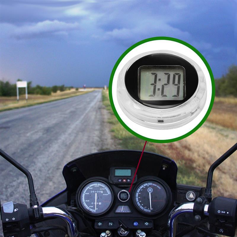 Montre horloge de voiture étanche pour moto et véhicule électrique peut être collé