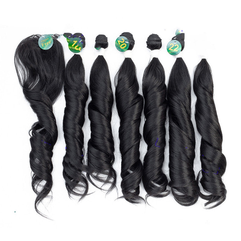 Rideau de cheveux en fibre chimique