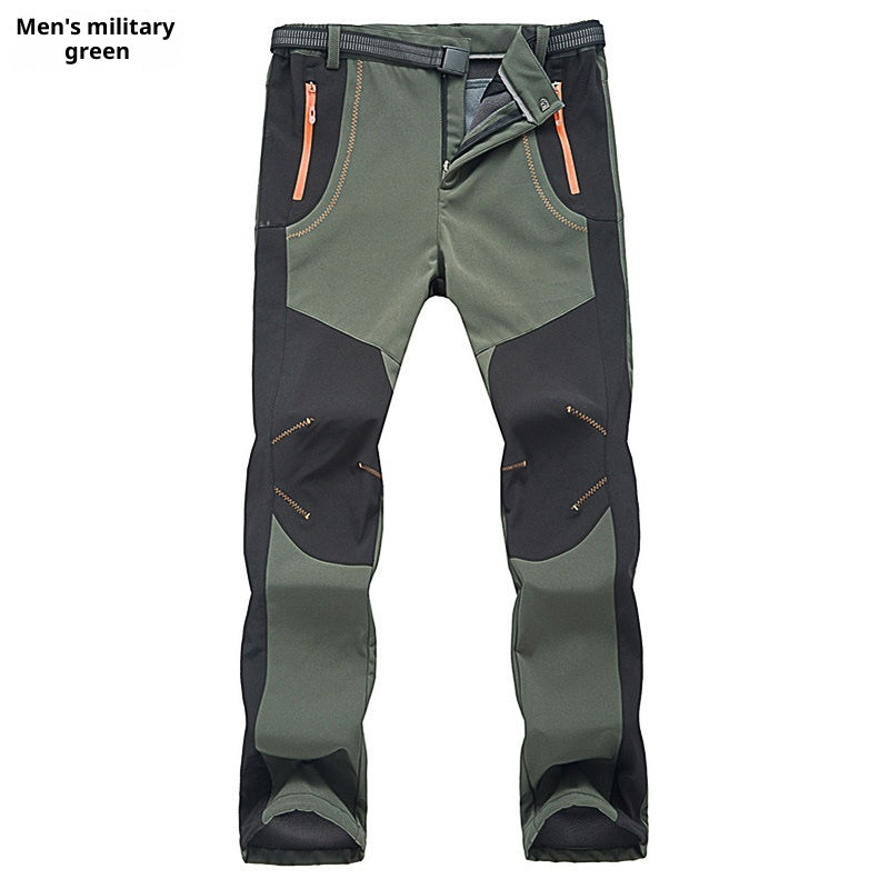 Pantalon de randonnée rembourré en polaire chaud et respirant