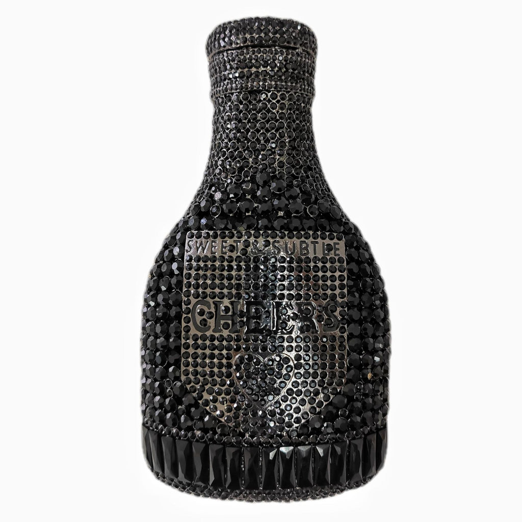 Bouteille de Champagne Strass Soir Clutch Sac Femme