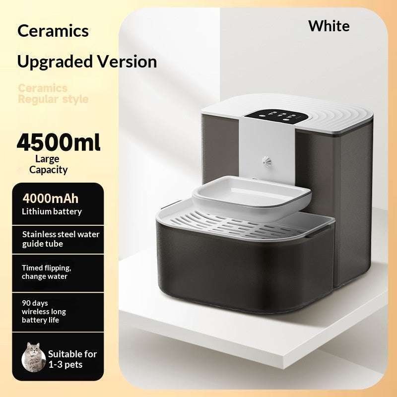 Fontaine d'eau pour animaux de compagnie thermostatique avec fonction d'inclinaison automatique Fl