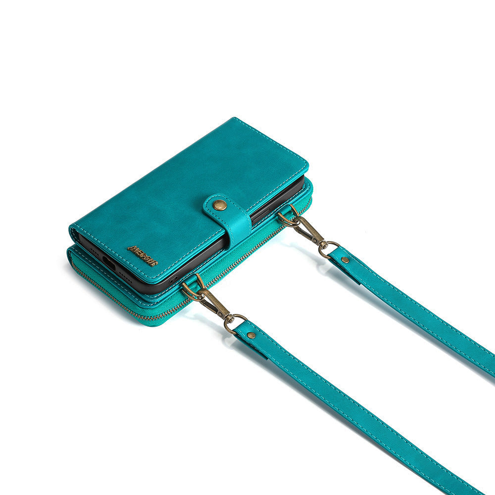 Carrosserie Multifonctionnelle Portefeuille Étui en cuir IP16 Insertion de cartes Etui en cuir