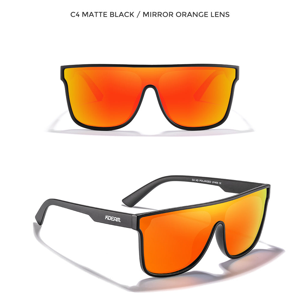 Lunettes de soleil polarisés à grand cadre européen et américain