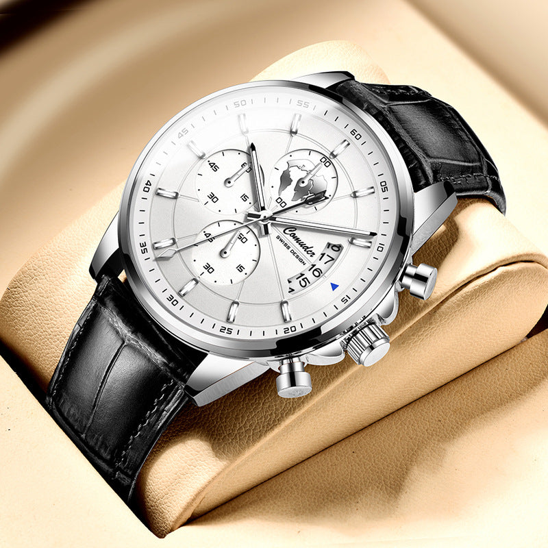 Montres Homme calendrier lumineux entièrement automatique étanche