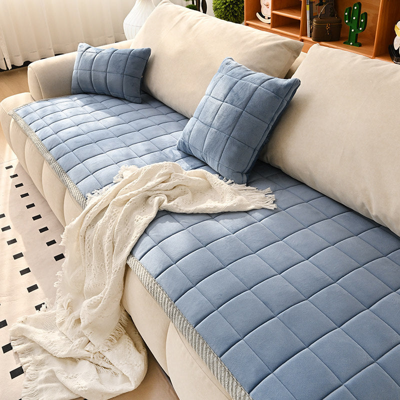 Coussin de canapé haut de gamme de style crème