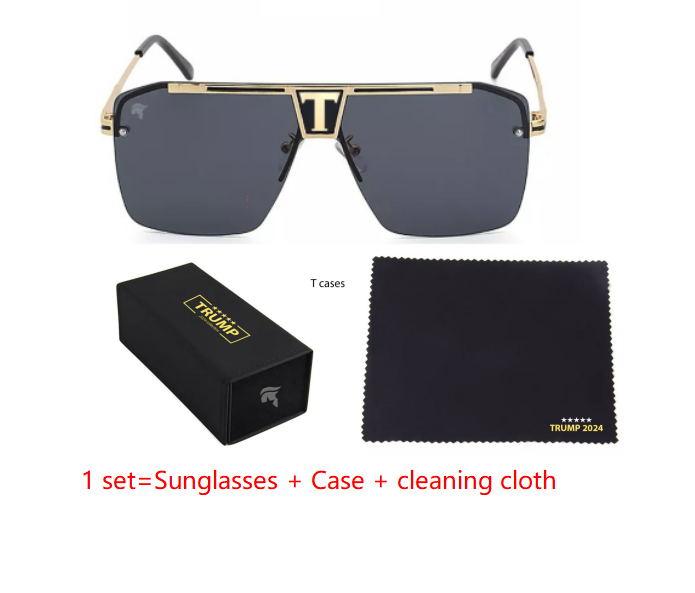 Lunettes de soleil avec étuis et vêtements de nettoyage