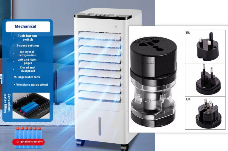 Ventilateur de réfrigération haut de gamme de ménage Voix Télécommande Ventilateur d'eau froide