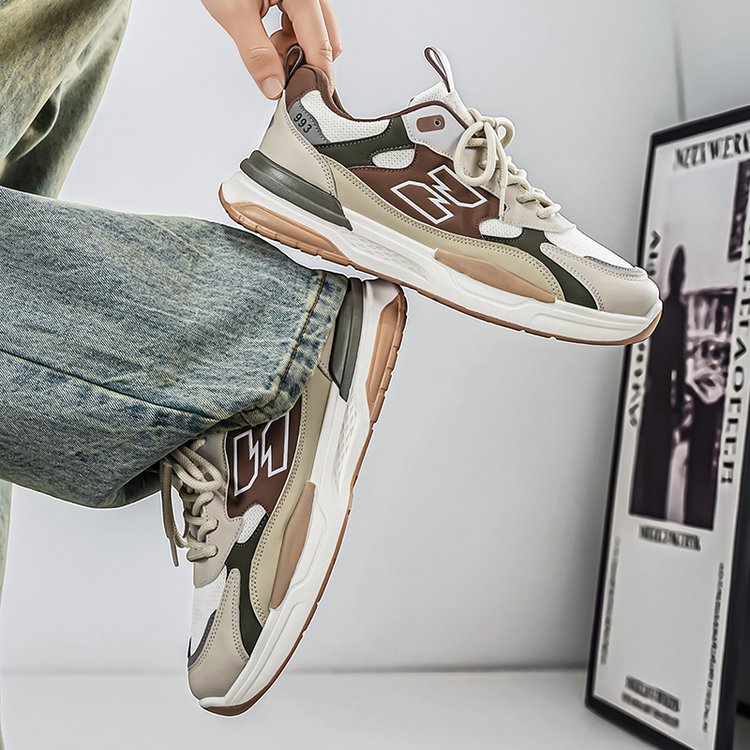 Hommes Summer Coréen Style Respirant Mesh Chaussures papa