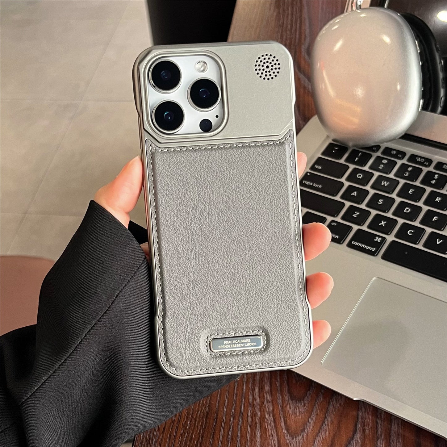 Aromatherapy Leather Magnetic Phone Case 17 High-grade Frameless Hard Protection Case