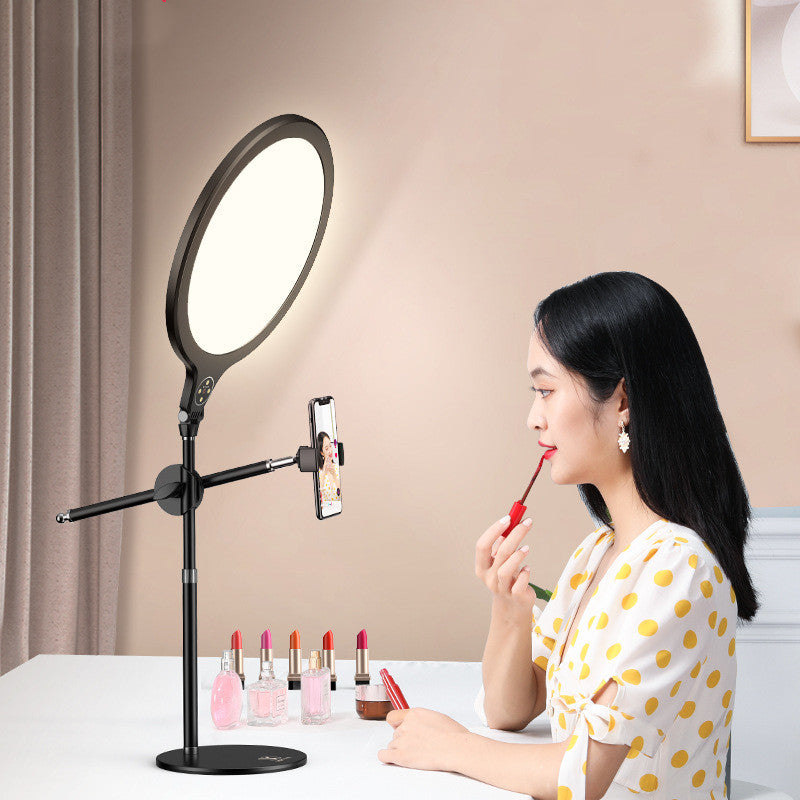 Photo Plein écran Lampe de beauté Téléphone portable Télescopique Bureau Remplir la lumière