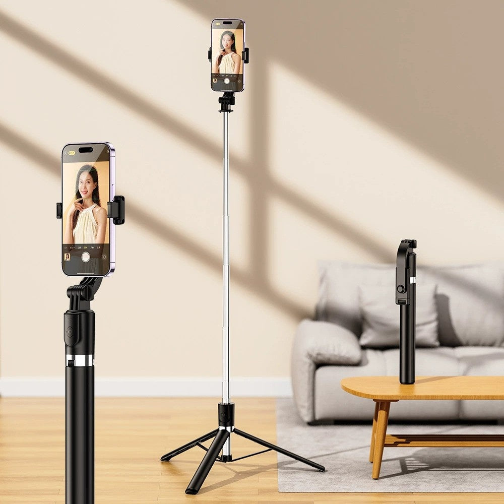 R16 Smartphone Stabilisation Selfie Stick avec télécommande Conception extensible Et construit