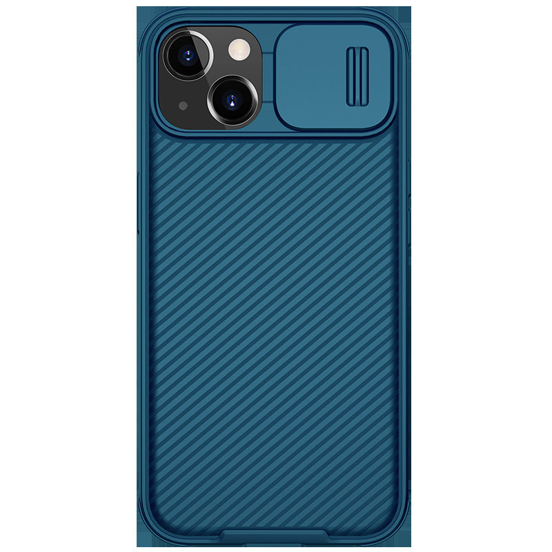 Convient pour miroir noir couverture coulissante Gants anti-drop mobile téléphone Case