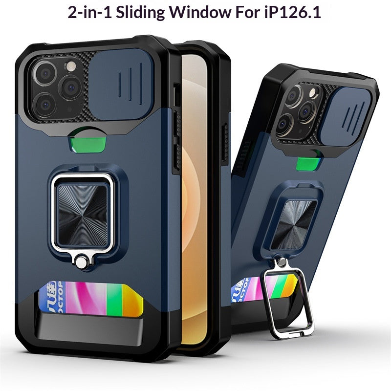 Convient pour 151617 Coques de téléphone à fenêtre coulissante
