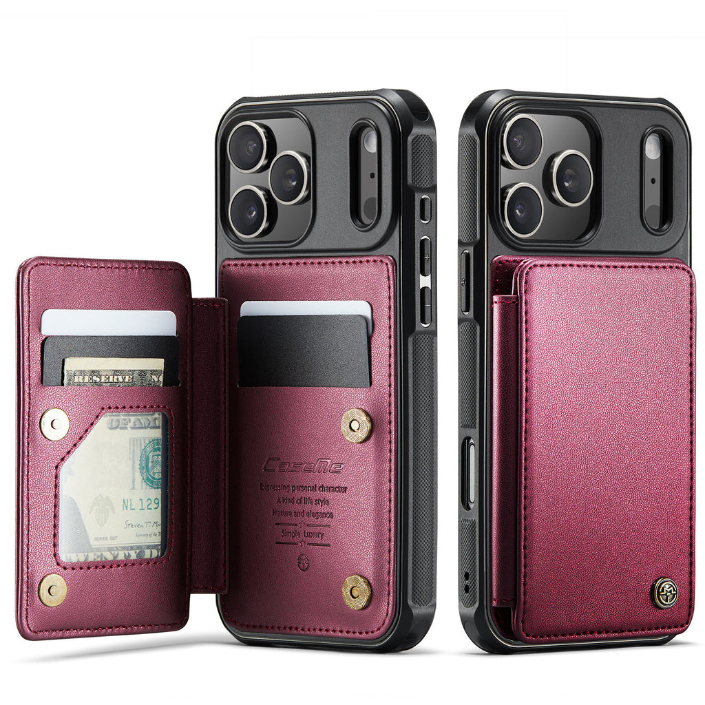 Flip cas de téléphone avec carte fente protection en cuir Case pour la conception anti balayage