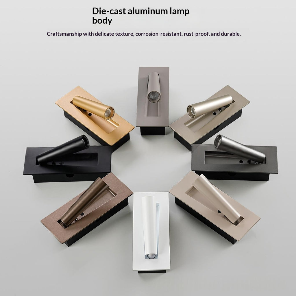 Lumière murale encastrée à LED minimaliste moderne