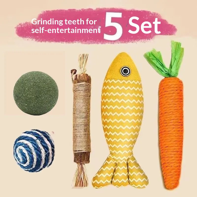 Pet Accessories Cat Toy Gift Set