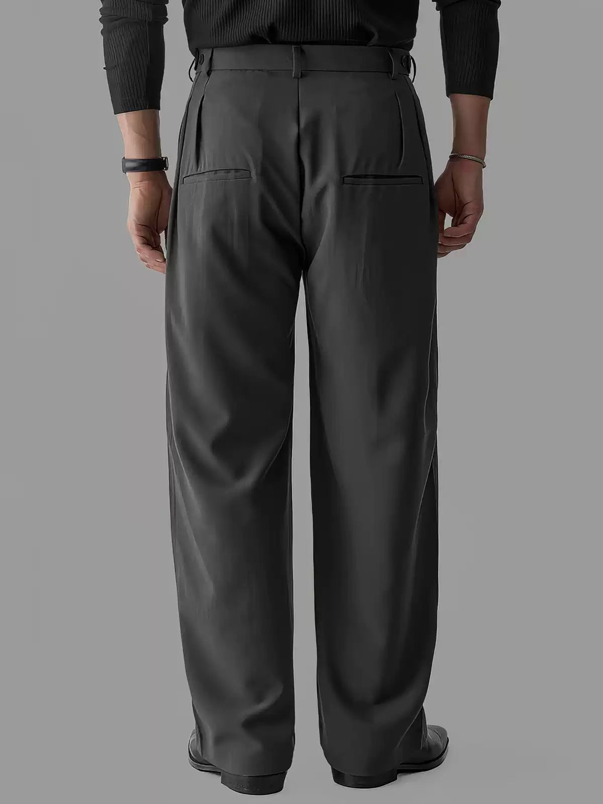 Pantalon double-pleat pour hommes