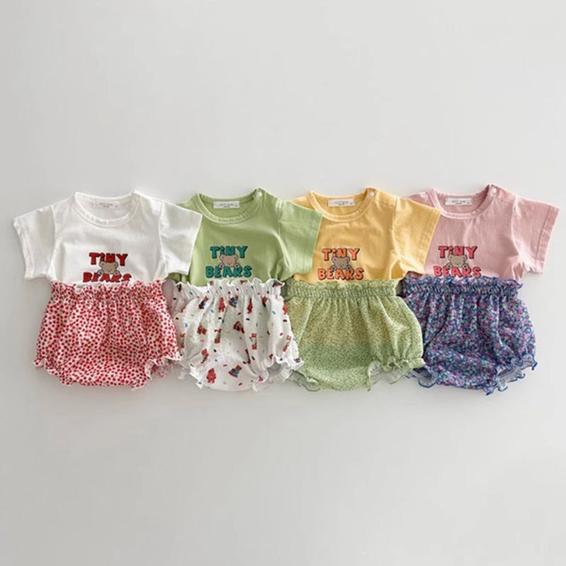 T-shirt bébé manches courtes Été mince