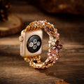 Bracelet de montre élastique floral coloré