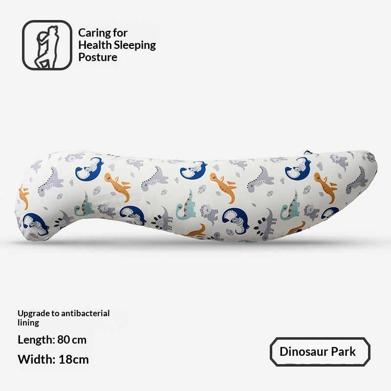 Oreiller long en forme d'hippocampe mignon pour les enfants parfaits pour la randonnée tout en dormant sur leur côté