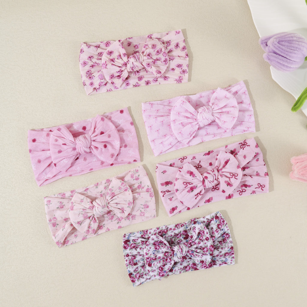 Enfants Mignon Bow-Knot élastique bande tête large