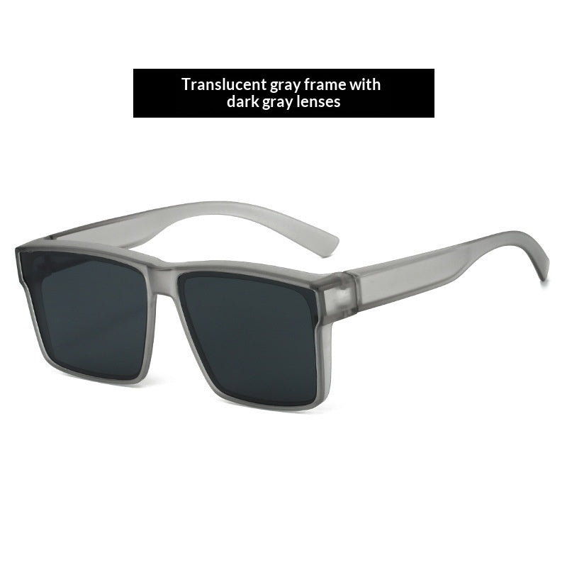 Lunettes de soleil de protection UV élégantes compatibles avec les verres de prescription et le vis de nuit