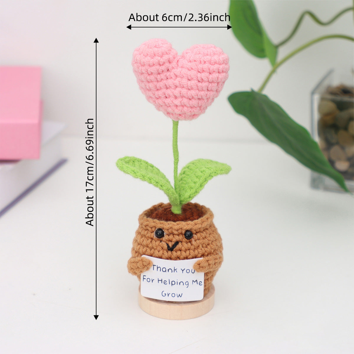 Crochet fait main assortis joliment poté ornements de fleurs