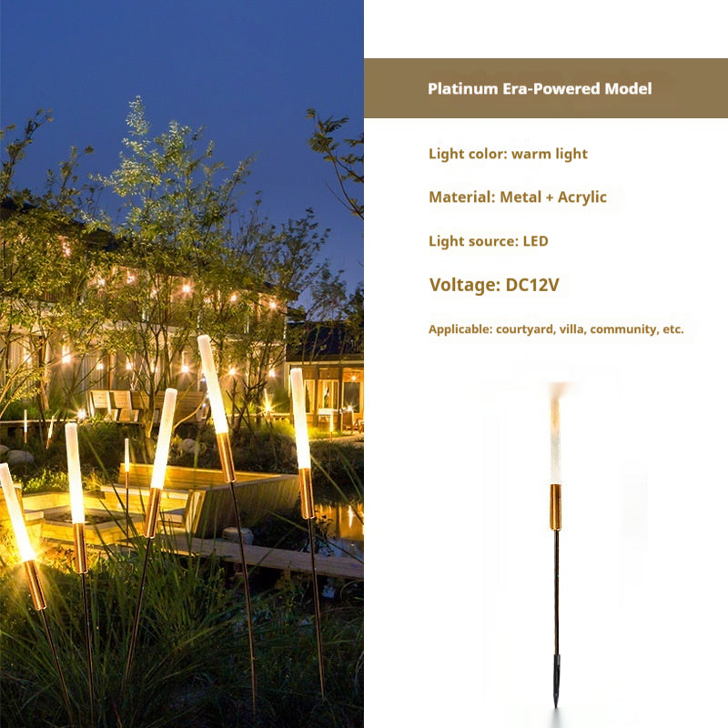Lampe de pelouse à LED solaire extérieure