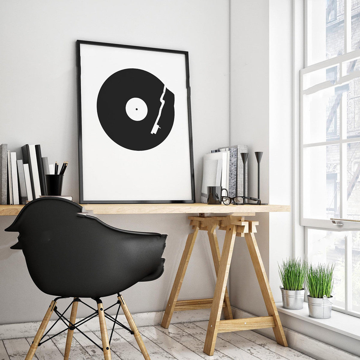 Vinyl Record Wall Art Impression de décoration de salle