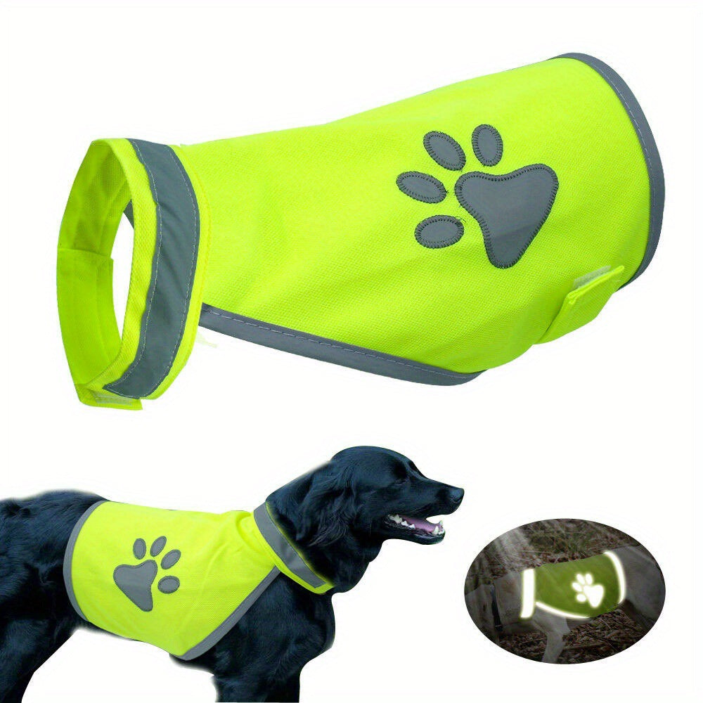 Pet Leash Veste de vie réglable réfléchissante respirant