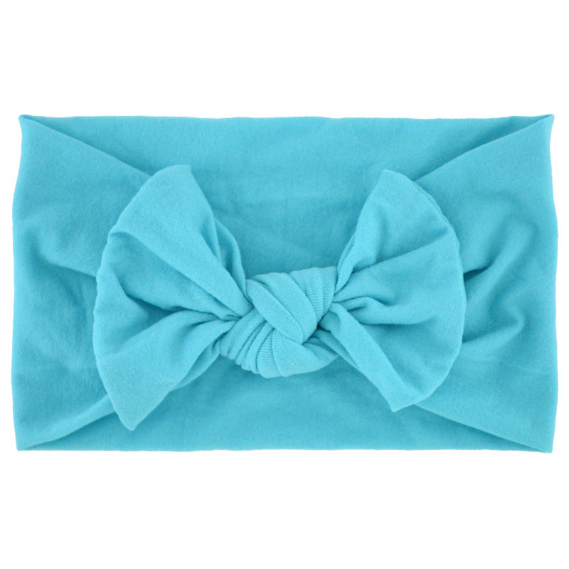Bandes de tête Super Stretchy Soft Knot avec arcs de cheveux Tête Wrap Accessoires de cheveux pour nouveau-né B
