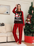 Lettres mignonnes Imprimées Costume parent-enfant de Noël