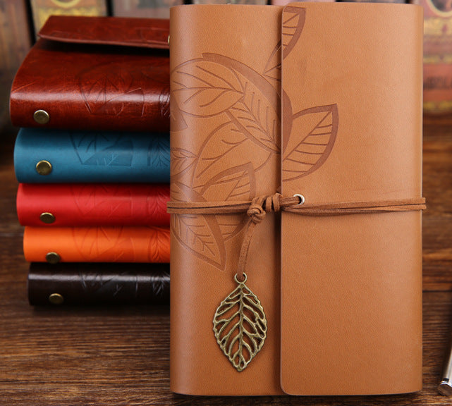 Carnet de notes pour feuilles vintage