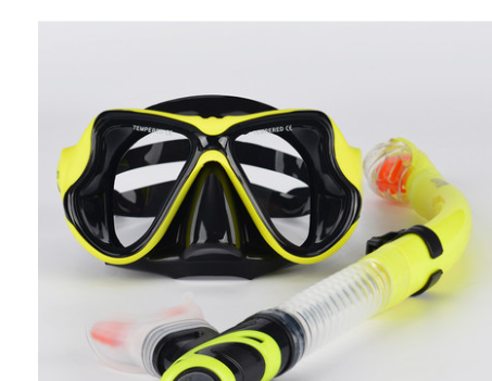 Snorkeling Sambo Set Snorkel complet à sec Grand cadre Anti-fog Myopia Gants Equipme de natation