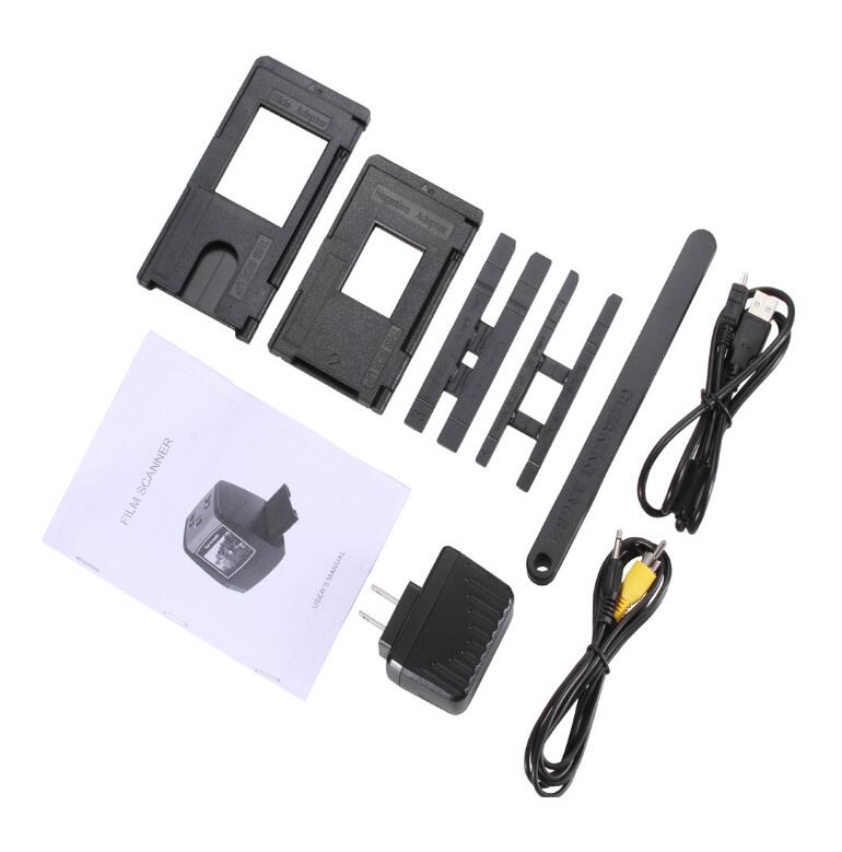 Haute résolution photo diaporama visionneur film négatif scanner usb 2.0 msdc monochrome conv