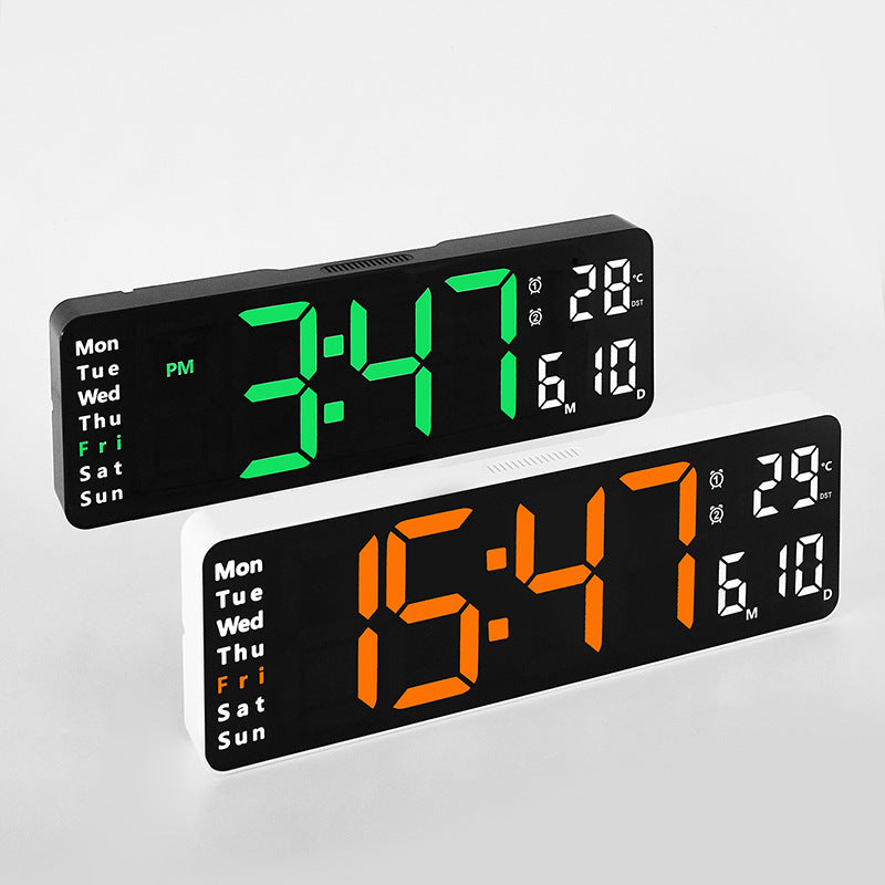 13 pouces simple assis et pendu double usage horloge salon grande police