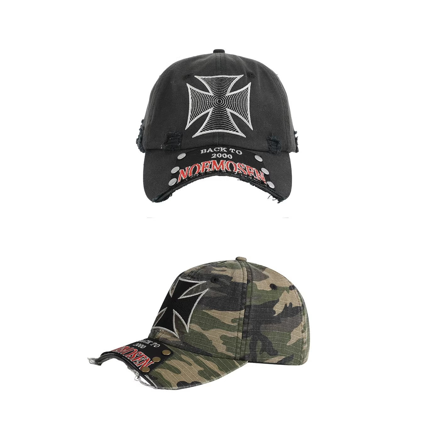 Casquette de baseball avec fermeture lavée