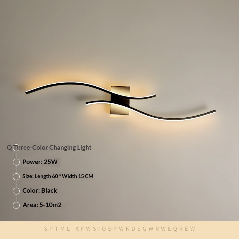 Long Minimalist Wall Sconce Chambre ou Hallway