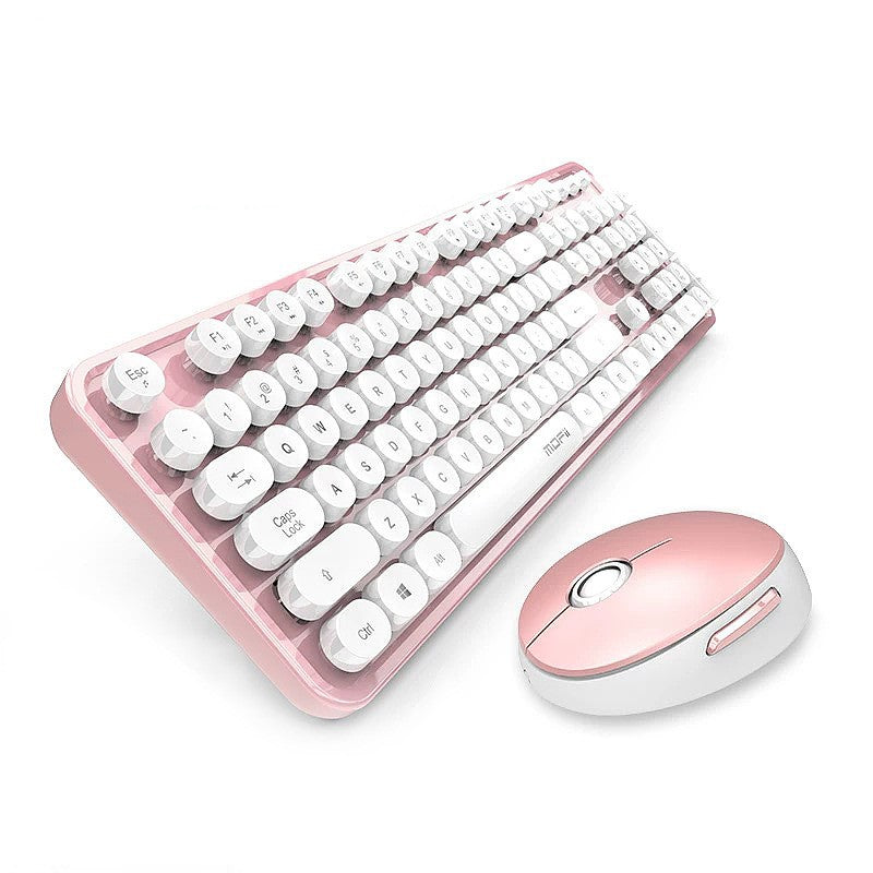 Couleur rouge à lèvres filles punk clavier