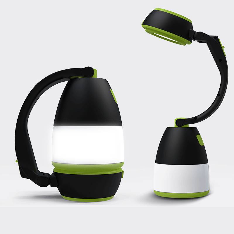 3 In1 Multifonctionnel lampe de table trois en une lampe de tente LED voiture lumière de nuit pliable Emerg
