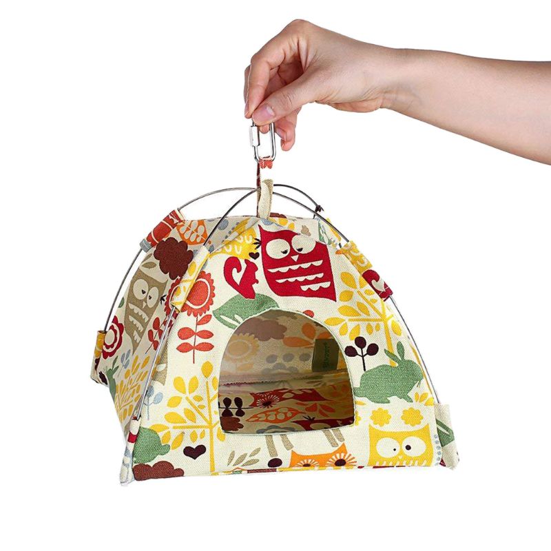 Toile suspendue Tente de perroquet Cage Pet Universal Bird Tente Hammock Petit nid d'animaux