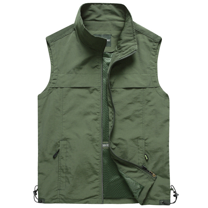 Printemps Automne Loisirs de plein air pour les hommes Pêche et photographie Veste