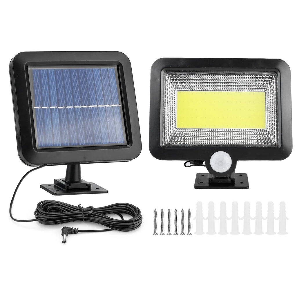 Lumière murale du capteur de mouvement solaire 100 LED