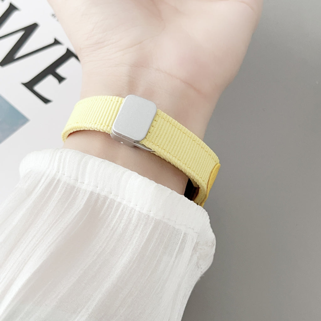Bracelet de montre en nylon tricoté respirant Applewatch8 Bracelet de montre S7654 Generation Se