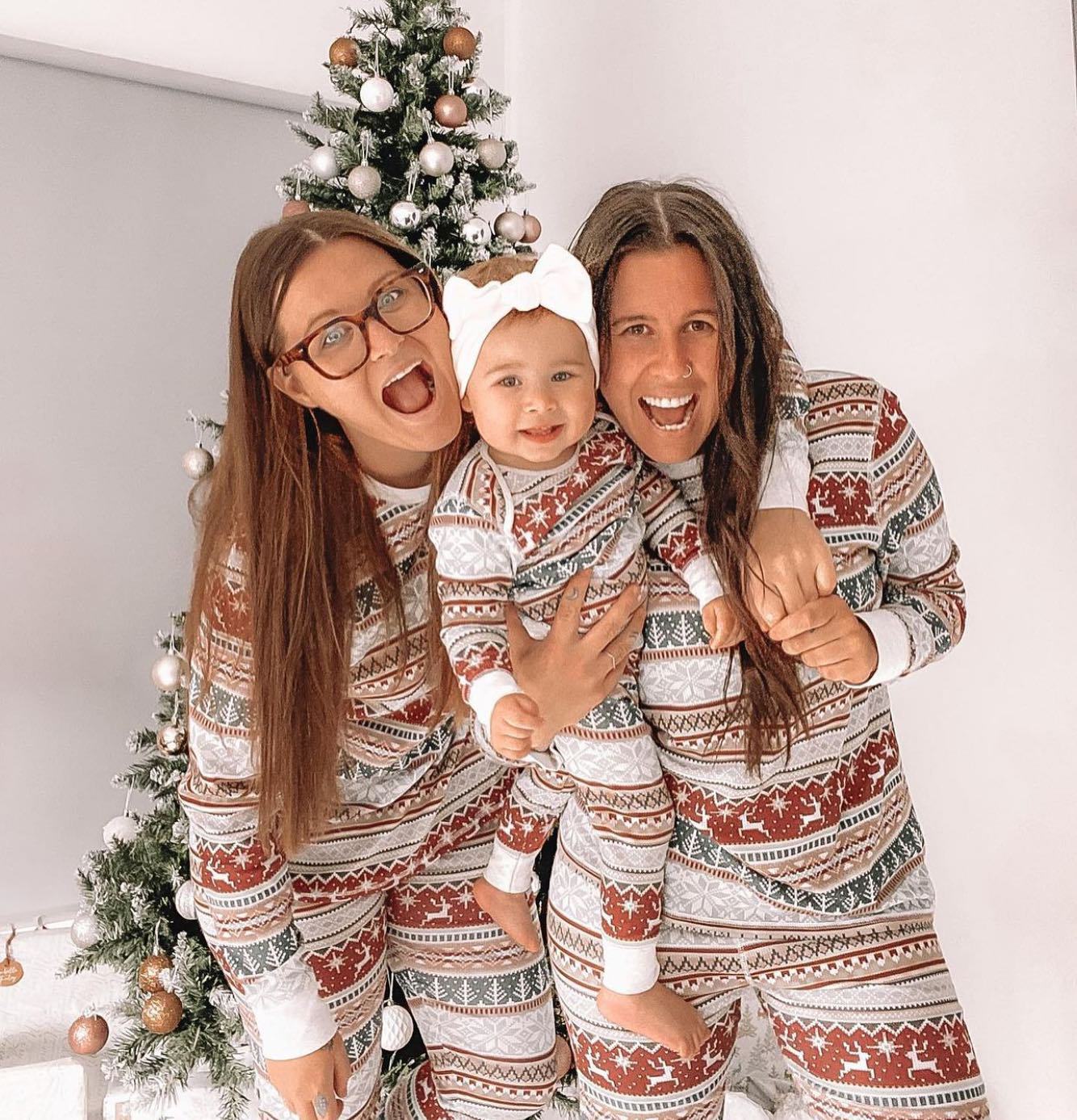 Famille Noël Matching Pyjama Set Noël Adulte Enfants Mère et fille Père Fils Sommeil