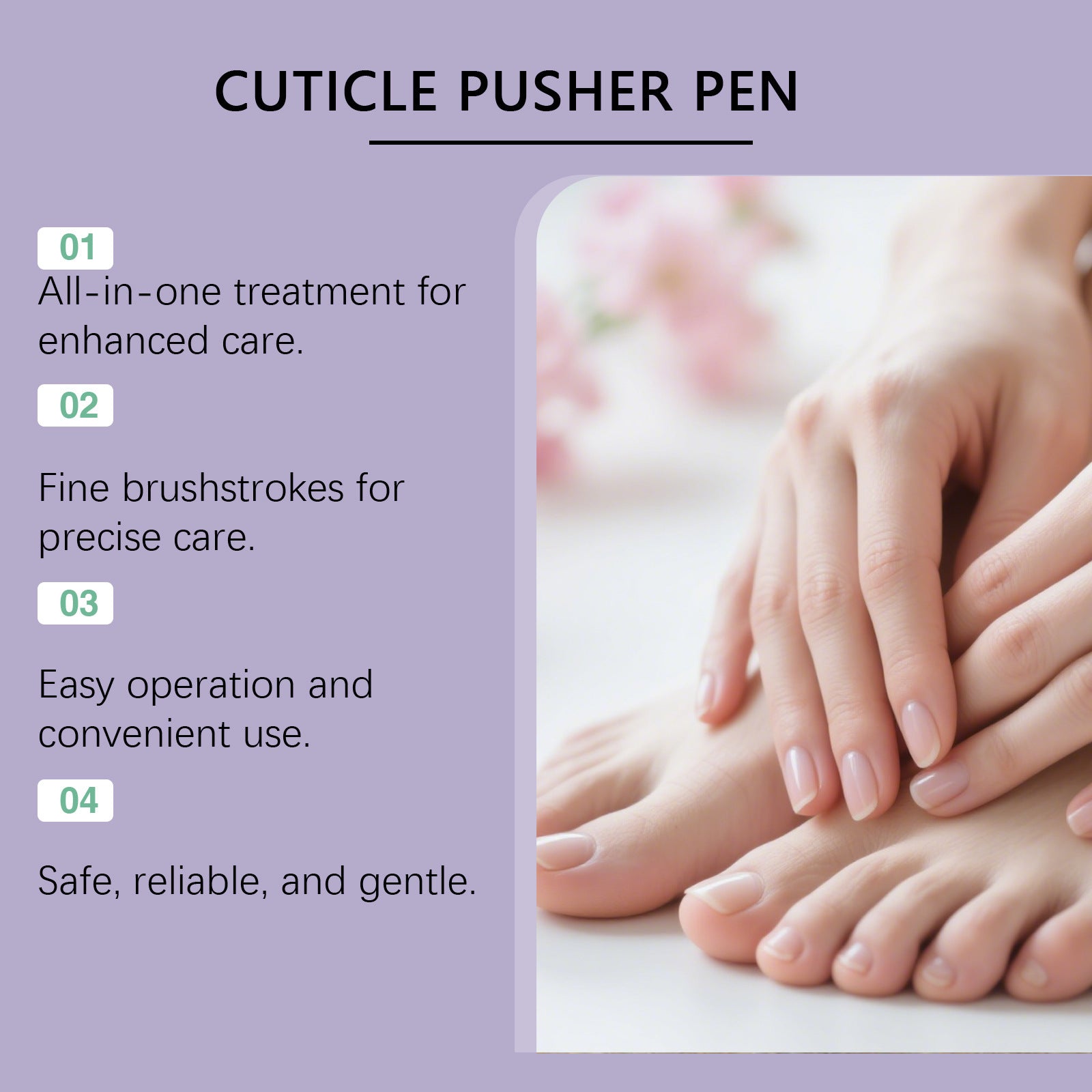 Stylo d'art à ongles pour soins de surface sur les ongles et les ongles