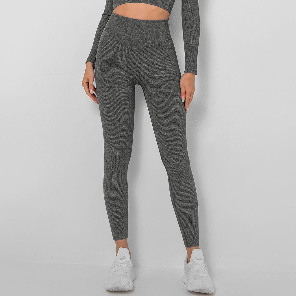 Pantalons de yoga sans couture européenne et américaine